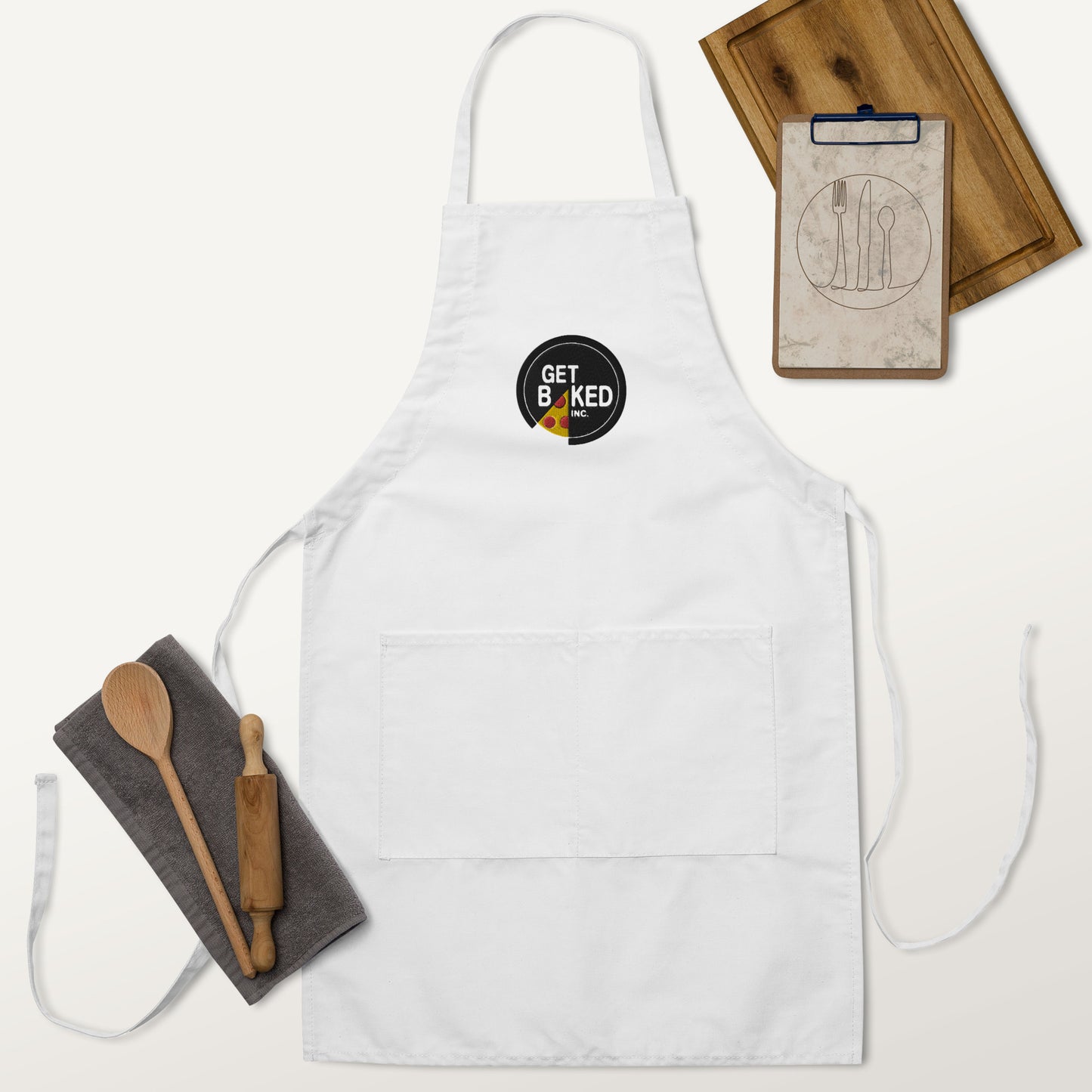 Embroidered Apron
