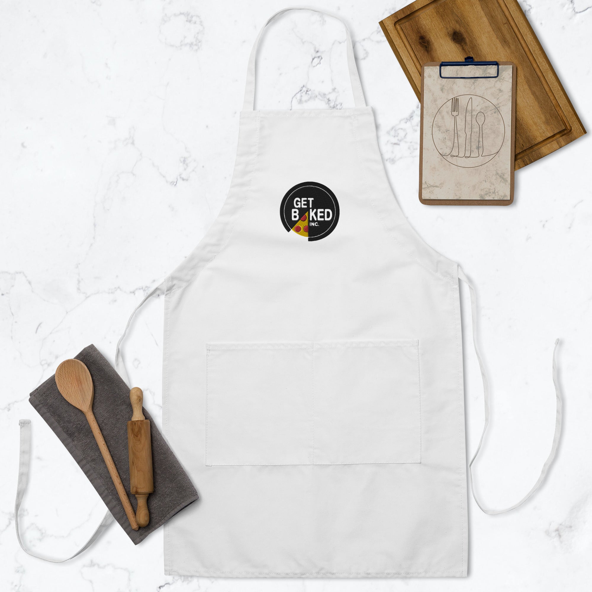 Embroidered Apron