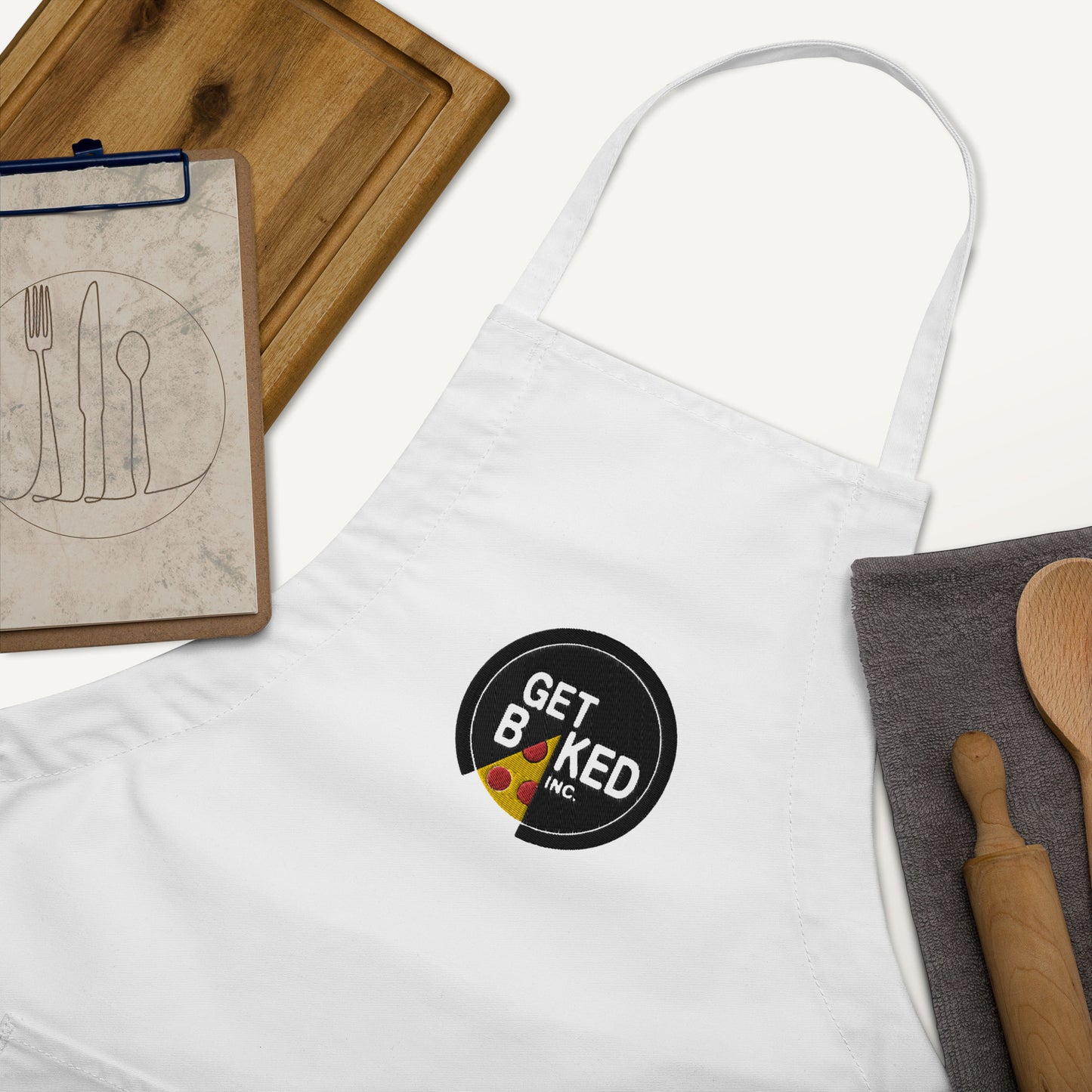 Embroidered Apron