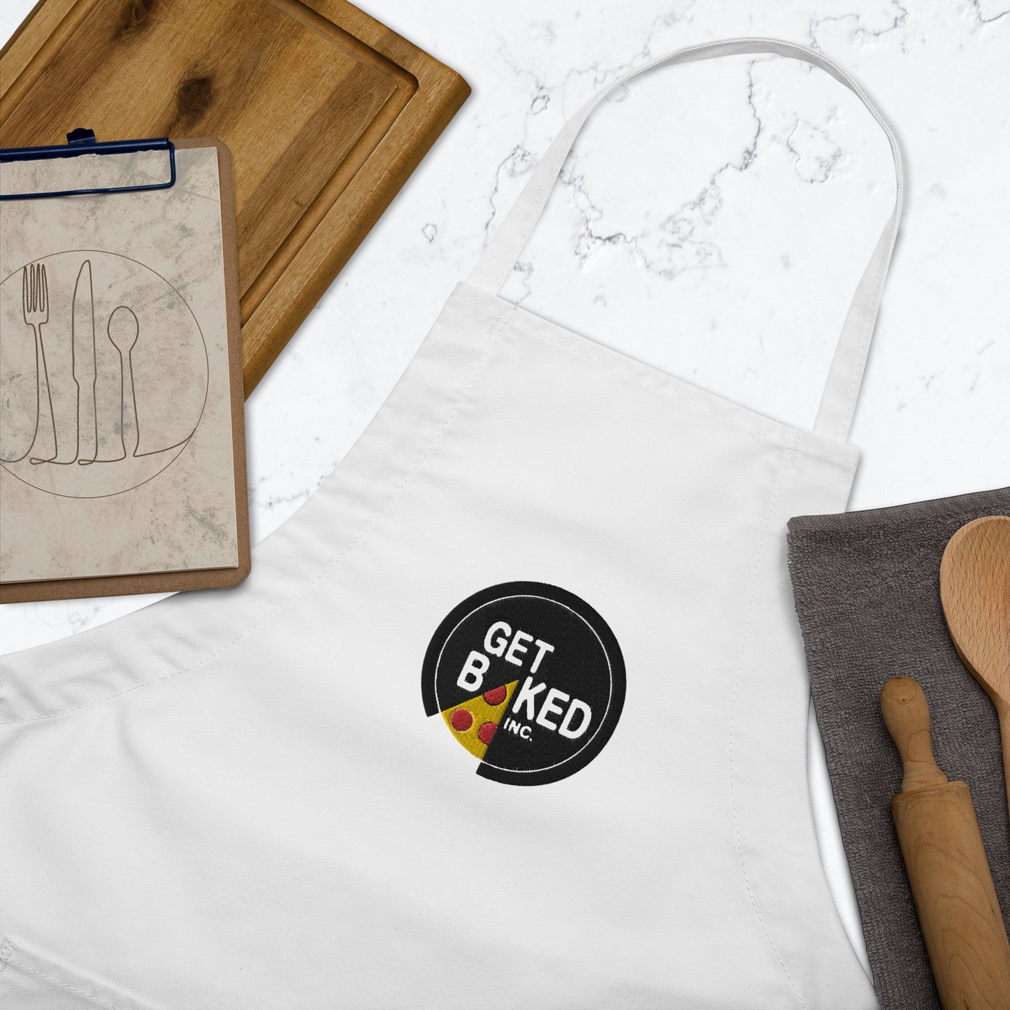 Embroidered Apron